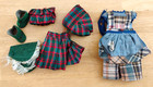 5 Vintage Hand Made Doll Outfits 7-8" Dolls + Lots of Accessories Crochet Estate — photo 2