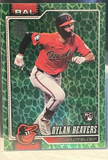 DYLAN BEAVERS RC  2026 TOPPS SERIES 1  GREEN FOIL EASTER EGG   SP