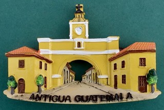Souvenir Fridge Magnet Antigua Arco De Santa Catalina Guatemala