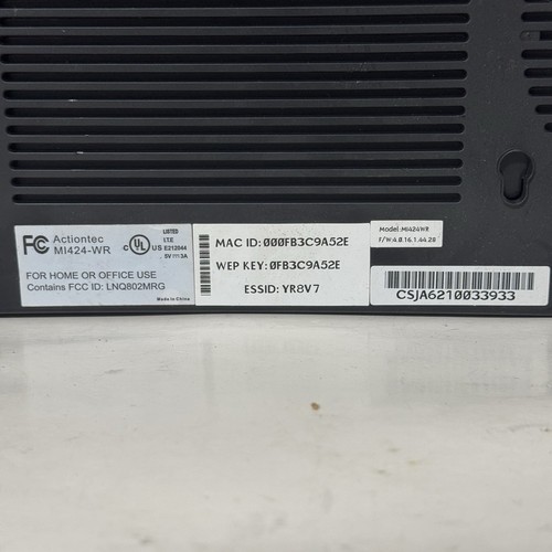 Actiontec Router Model M1424-WR Verizon Fios Multiple Stream Tested! EUC - Picture 7 of 10