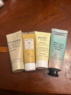 a134 Sample mini travel day cream   mask elemis philosophy grace stella apto