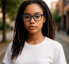 Ray Ban T RB7211 8206 52 19 145 Blue Eyeglasses / Frames C19