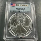 2022 SILVER Eagle, PCGS MS70 FIRST STRIKE (89678)
