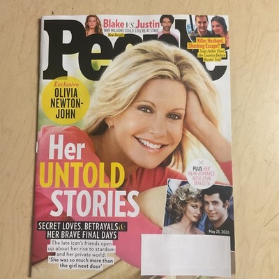 may 25, 2026 People magazine Oliva Newton-John cover + Tiffany Haddish Bares All