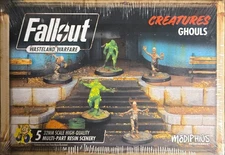 Fallout Wasteland Warfare:  Creatures Ghouls Miniatures