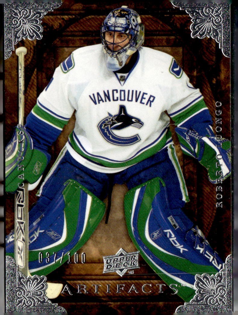 2008-09 Upper Deck Artifacts #4 Roberto Luongo Silver #/100