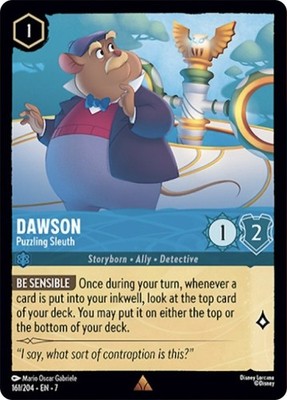 Lorcana   Dawson - Puzzling Sleuth  - Archazia s Island # 161