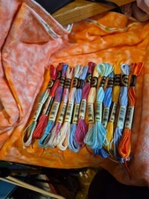 13 dmc variegated embroidery floss