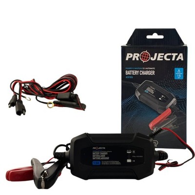 Selbstladender Projecta 4-stufiges automatisches Batterieladegerät 1,5 A, 12 V