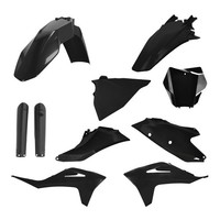 Acerbis Plastik-Kit Full-Kit Gas Gas Mc/Mcf 21-, Schwarz