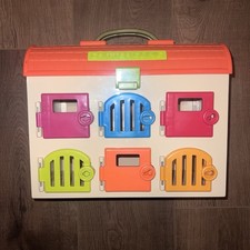 B.Critter Clinic Toy Vet Set Animal Hospital with Key Stethoscope - No Animals 