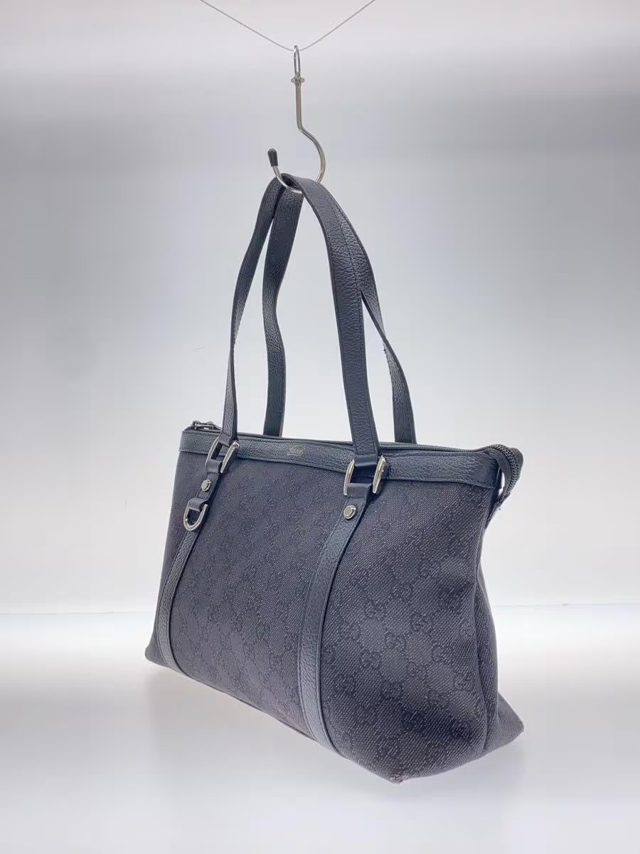 GUCCI GG Nylon Tote Bag in Black Made in Japan