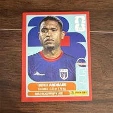 Red Parallel Panini FIFA World Cup 2026 Sticker Patrick Andrade