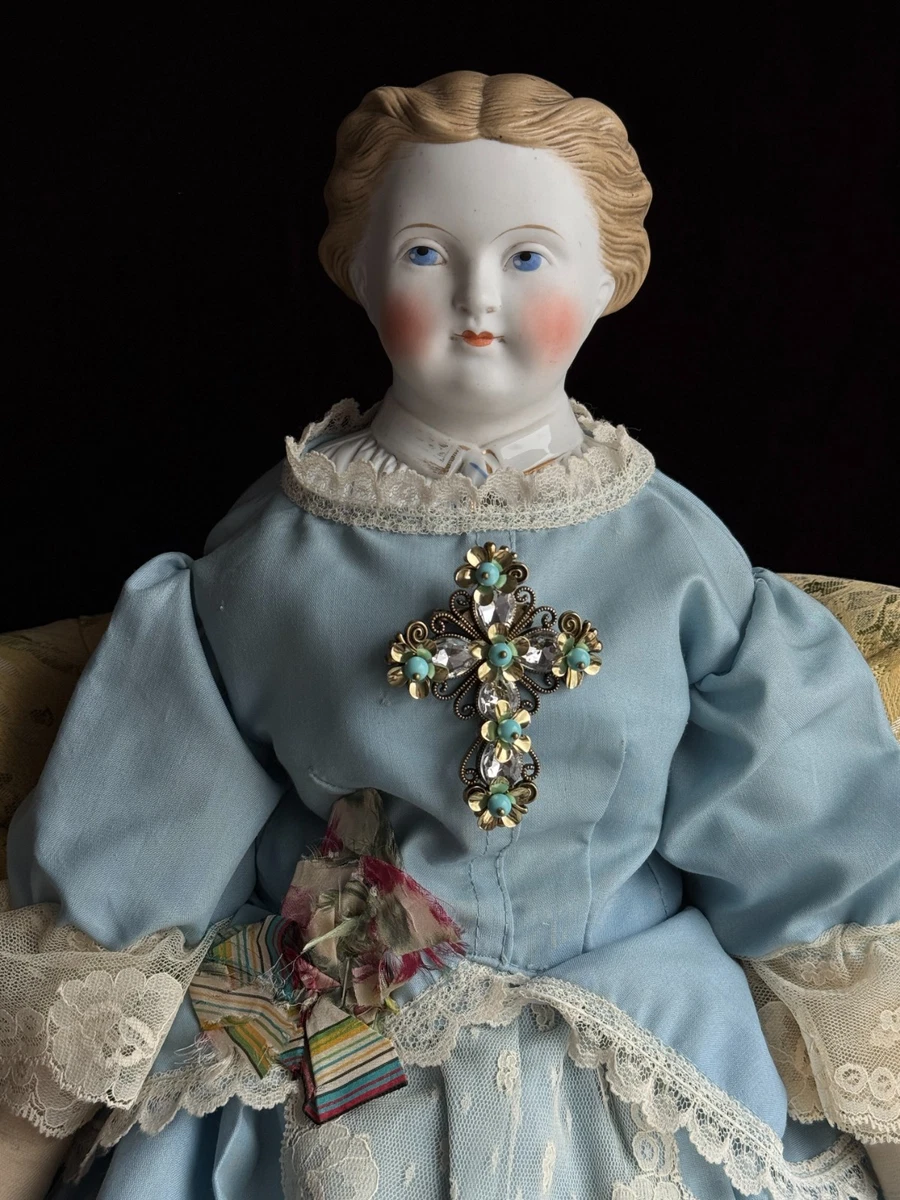 Poupée Ancienne Parian Doll China Head Bisque Mignonnette Maison De Poupée House