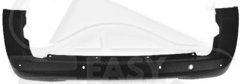 Pare-choc arrière Fiat Fiorino 04/16 pièce carrosserie Packontrol hayon à peindre