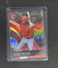 Leaf 2024 Press Pass Premium Retro James Wood RB-47 Red Prismatic /10 RC