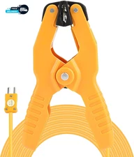Pipe Clamp Yellow Ht 05 K Type Thermocouple Sensor Temperature Pipe Clamp