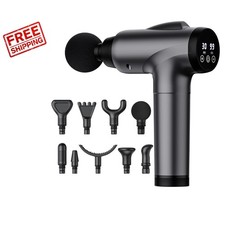 Ergonomic Handheld Muscle Massager - Rechargeable Deep Tissue Relief Device