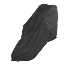 600D Black Boat Full Outboard Engine Cover Waterproof For 15-20HP Motor