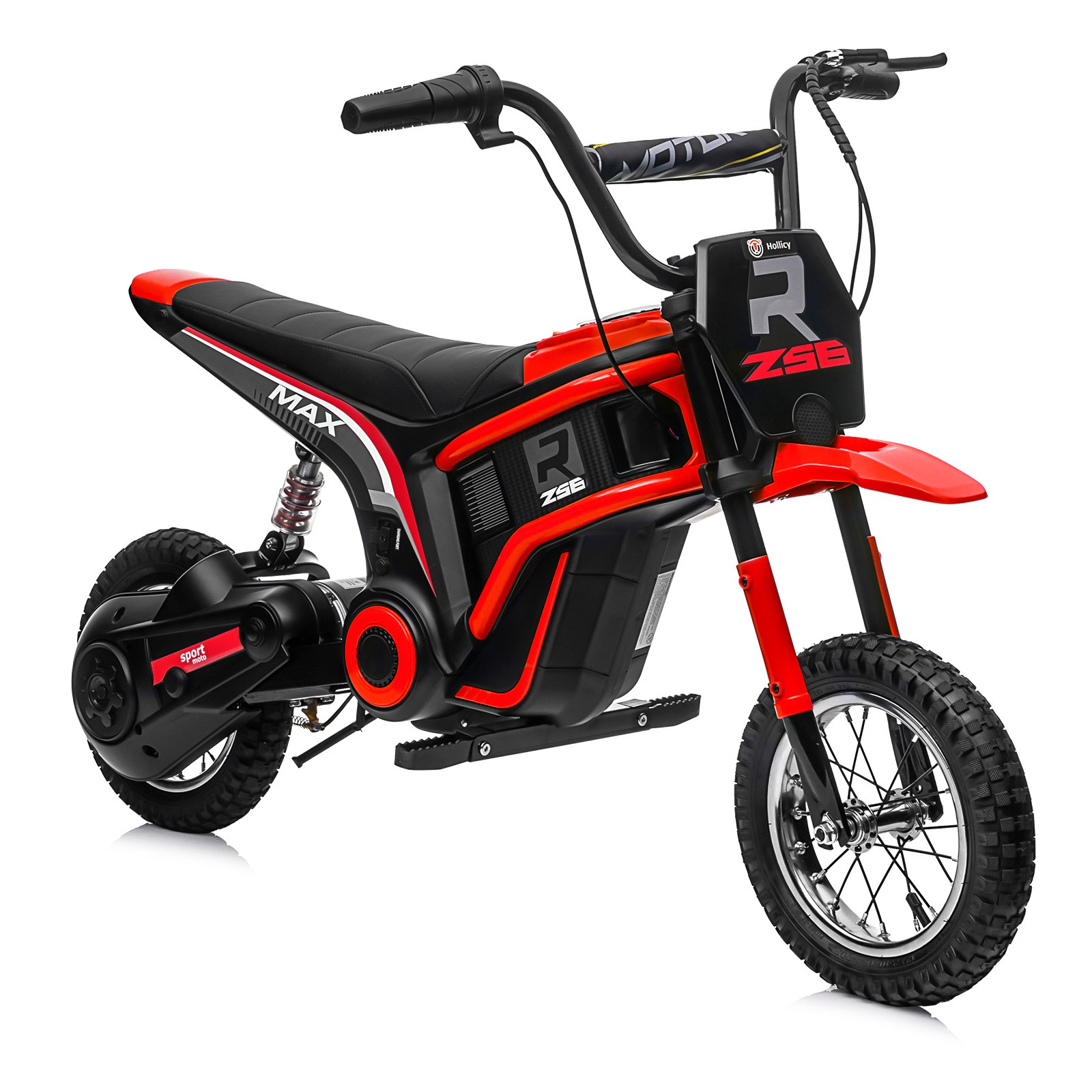 24V Ride on Dirt Bike 350W Electric Motorcycle Off Road Bike Toys for 3-12 Kids