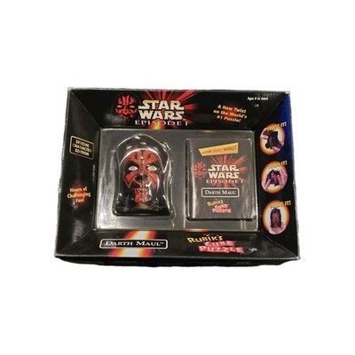 Star Wars Episode I Darth Maul Rubik's Cube Puzzle 1999 Brand New Factory Sealed