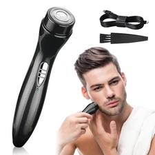 Mini Electric Shaver, Cordless Pocket Beard Trimmer for Home, Car, Travel, Camp