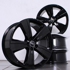 20 Zoll original Audi Q7 SQ7 4M 4M0071490 Alufelgen Felgen schwarz 4 Stück