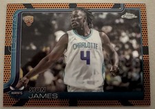 2025-26 NBA Topps Chrome Basketball - Sion James RC X-Fractor Orange 💎🔥