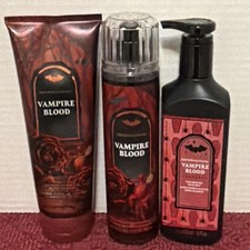 Bath  Body Works Vampire Blood Set - Body Cream, Hand Soap, Mist, Red Berries