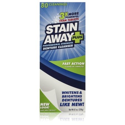 Efficient Denture Cleanser, 3x More Powerful, 8.1 oz