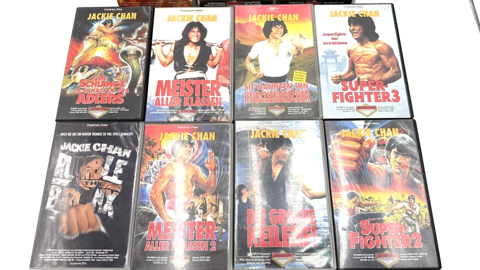 Jackie Chan VHS Sammlung - 11 Filme - Raritäten - Polygram Video - Bild 3 von 4