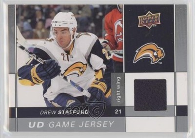 2009-10 Upper Deck Game Jersey Series 1 Drew Stafford #GJ-ST e6p