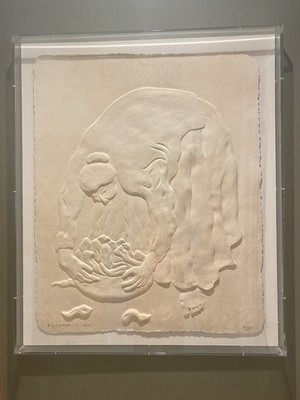 R.C.Gorman ''AuntEtta'' paper cast Hand Signed&numbered 1985 Art LE MAKE OFFER