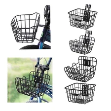 Front Kids Bike Basket Boys Girls Universal Waterproof Metal Accessory Repair