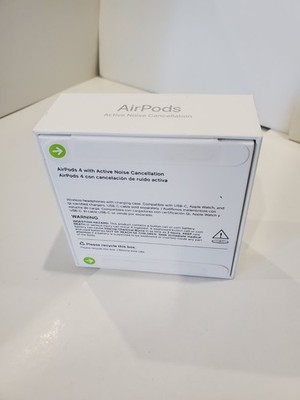 AirPods4本体 箱付き Apple AirPods 4 with Active Noise Cancellation - White Sealed Box