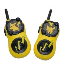 Pokemon Pikachu Walkie Talkies Long Range 2-way Radios New Open Box