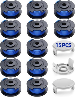 15 Pcs Weed Wacker String Replacement for Ryobi One+ 18V AC14RL3A, .065'' String