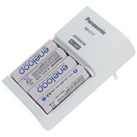 Panasonic Eneloop Smart Charger BQ-CC17 Inkl. 4X Aa Akkus, Steckerlader, LäDt Ni