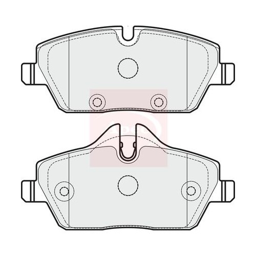 Mini Mini Cooper R58 2010-2015 BremsbeläGe Vorne (R90) Apec Apec PAD1577-image