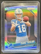 2025 Panini Prizm Isaac TeSlaa Silver Rookie RC #316 Lions