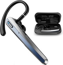 Trucker Wireless Mic Blue Parrot Bluetooth Noise Cancelling Headset Earpiece New