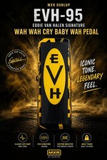 Dunlop Cry Baby Eddie Van Halen Wah EVH95 Analog Wah Pedal for Electric Guitar