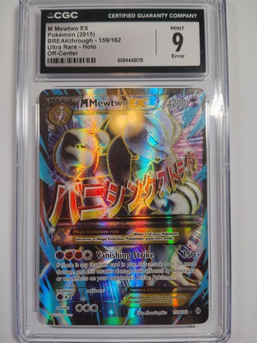 M Mewtwo-EX graded CGC 9 for sale on eBay