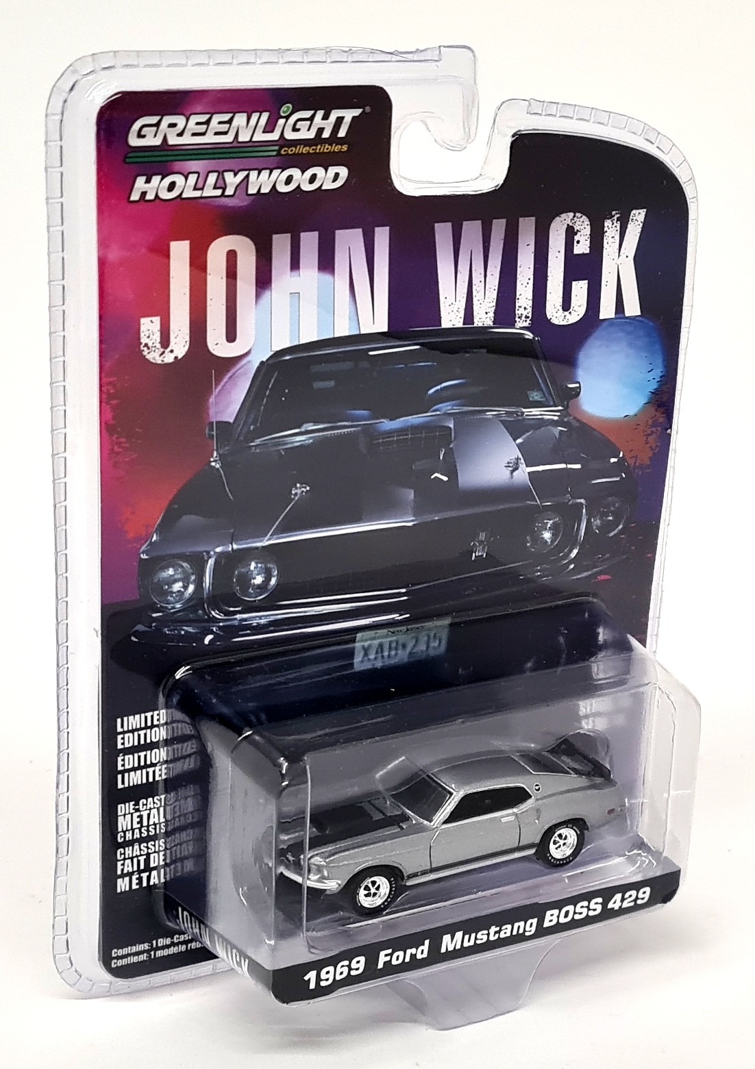Greenlight 1/64 Ford Mustang BOSS 429 1969 John Wick Diecast Model Car