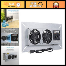 Crawl Space Ventilation Fan with Humidistat Thermostat - 220 CFM Airflow for B