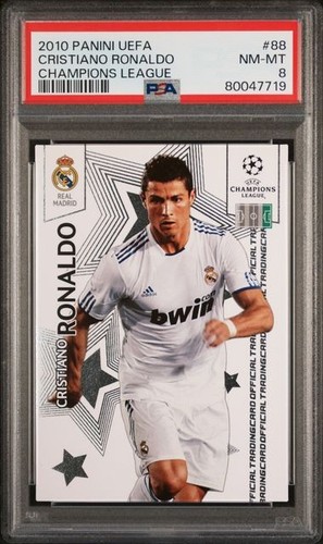 Cristiano Ronaldo #88 2010 Panini UEFA Champions League card