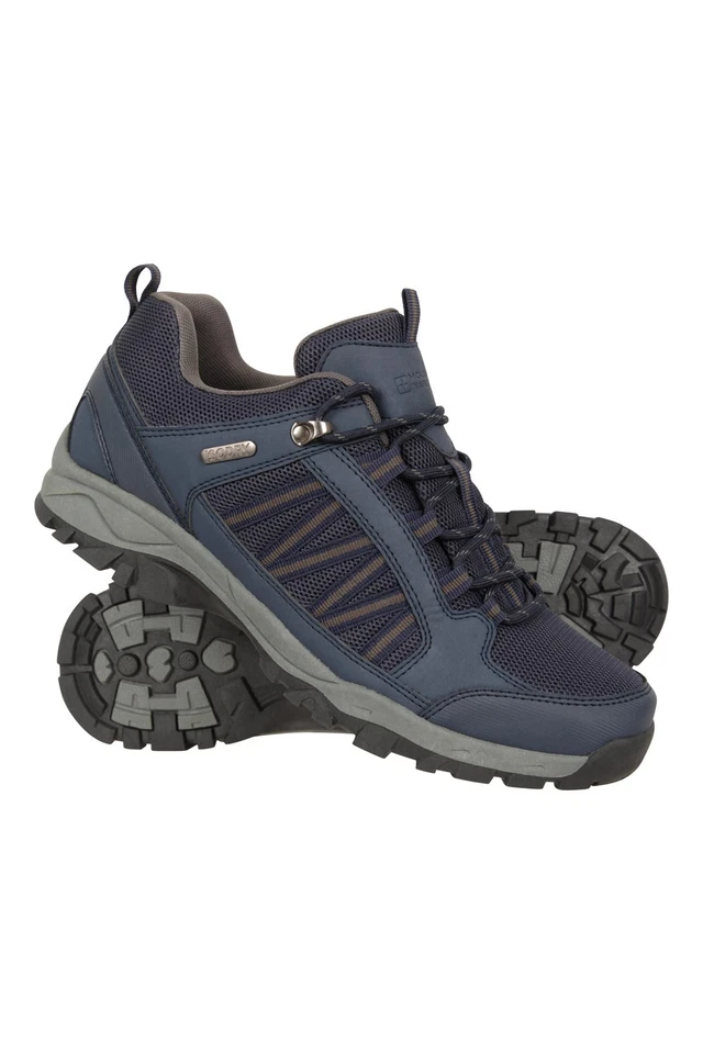 Mountain Warehouse Path Herren Wanderschuhe Atmungsaktiv Wasserdicht Fitnessstudio Turnschuhe