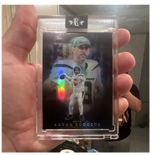 Panini Prizm 2023 Aaron Rodgers Profiles Insert Hologram Jets Football Card