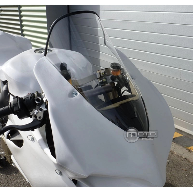 Bulle transparente haute Ducati 1199 pour circuit et route