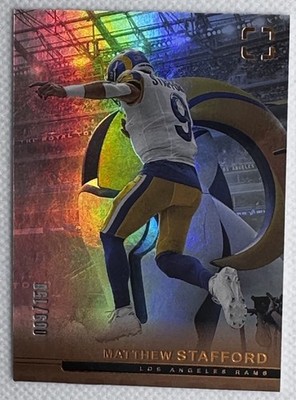 2025 Panini Photogenic Matthew Stafford #44 Bronze 09/150 Jersey Match! Rams
